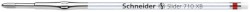 Kugelschreibermine Slider XB 710 rot; Strichstärke: XB (extrabreit)