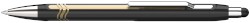 Kugelschreiber Epsilon Touch, Druckmechanik, XB, blau, Schaftfarbe: schwarz-gold