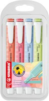 Textmarker STABILO® swing® cool Pastel, Etui mit 4 Stiften