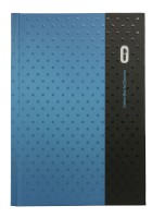 Notizbuch Diorama blau; DIN A6; kariert; Kladde mit: 80 Blatt