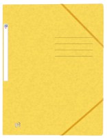 Oxford Top File + A4 Eckspanner mit Gummizugverschluss ohne Einschlagklappen gelb