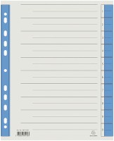 Trennblätter mit Mikro-Perforation blau; B x H mm: 240 x 297; 230 g/qm Kraftkarton (RC);