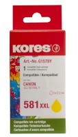 Kompatible Tintenpatrone für Canon gelb, Druckertyp: Pixma TR7550,TR8550, Leitnr.: CLI-581XLY