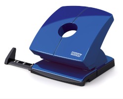 Bürolocher B 230 blau; Lochabstand: 80 mm; Stanzleistung: 3,0 mm/30 Blatt