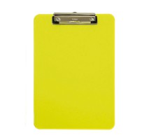 Schreibplatte MAULneon A4 transparent gelb; B x H x T mm: 318 x 226 x 15; für: DIN A4 hoch