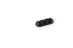 Kabel-Clip CAVOLINE®, Kunststoff, 20 x 12 x 52 mm, graphit, 2 Stück