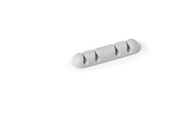 Kabel-Clip CAVOLINE®, Kunststoff, 20 x 12 x 82 mm, grau, 2 Stück