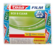 Klebefilm tesafilm® Eco & Clear, PP, unsichtbar, Bandgröße (L x B): 10 m x 15 mm