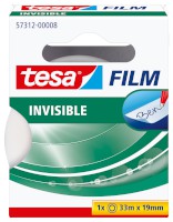 tesafilm® Invisible, PP, unsichtbar, beschriftbar, 33 m x 19 mm