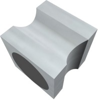 Neodymmagnet silber, Größe: 20 x 20 x 20 mm; Tragkraft: 9,0 kg, Ausführung: bis 30 Blatt A4, 80 g/qm