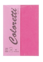 Coloretti Karten B6 Pink im 5er Pack zum Selbstgestalten