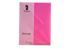 Coloretti Briefumschlag B6 Pink im 5er Pack
