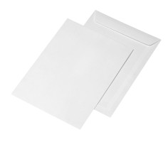 Versandtaschen C4 (229 x 324 mm) Offset weiß, Papier: 90 g/qm, Klebung: haftklebend, ohne Fenster