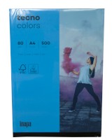 Multifunktionspapier tecno® colors intensivblau, Papier: 80 g/qm, DIN A4