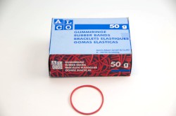 Elastico Gummiringe, rot Größe: 40 mm (No 6)