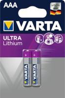 Batterien Lithium Ultra AAA FR03 1,5 V 2 Stück