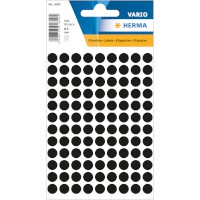 Markierungspunkte, Büropackung schwarz, Durchmesser: 8 mm Ø