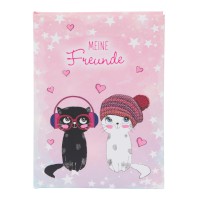 Freundebuch A5 "Music for Cats"