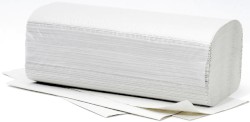 Handtuchpapier 2-lagig Comfort hochweiß; Ausführung: V-Falz; Tuchgröße: 25 x 23 cm;