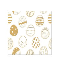 Serviette Ostern"Easter Eggs all over" 33 x 33 cm 20er Packung