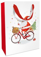 Geschenktasche Weihnachten X-mas Bike