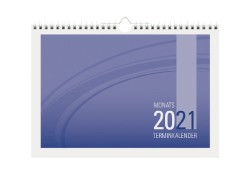 Monatsterminkalender, 1 Monatsblock, 290x210 mm