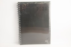 Buchkalender Conform für 2022 schwarz, B x H mm: 210 x 291